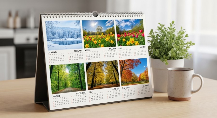 تاریخچه تقویم رومیزی